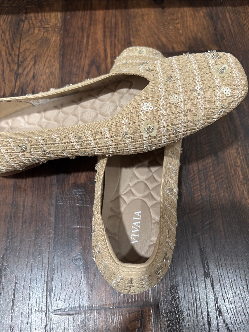 Women's flowers Sequin Ballet Flats